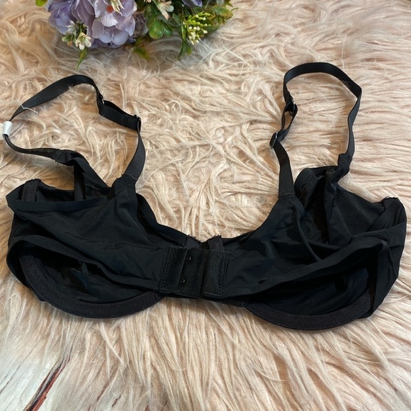 NWT SMOOTHEZ By Aerie Black Unlined Full Coverage Bra - Picture 6 of 9